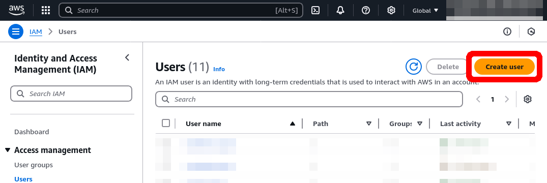 AWS Add User